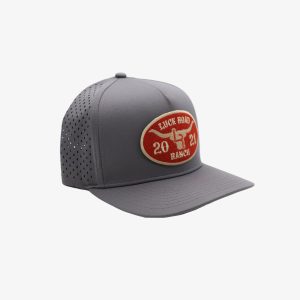 Red Oval Perforated Hat